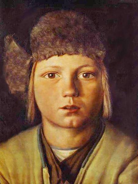 Grigoriy Soroka Peasant boy oil painting picture